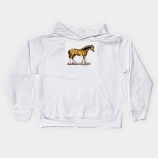 Buckskin with Bows Kids Hoodie